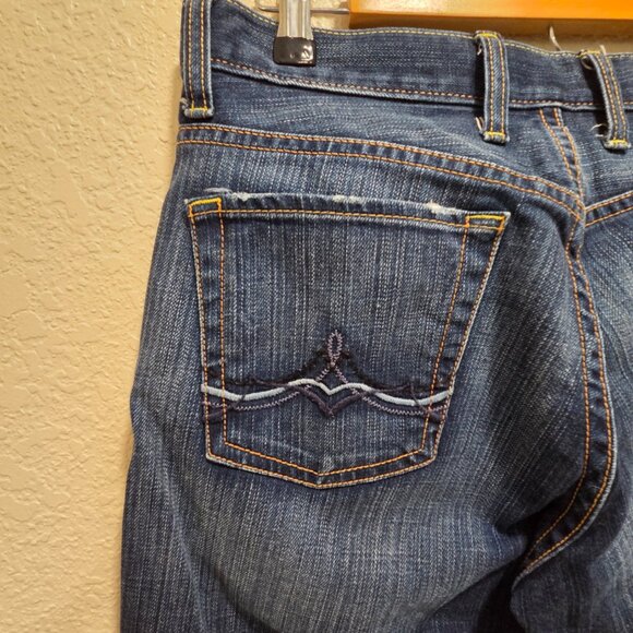 Lucky Brand Vintage Womens 6/28 Cropped Light Distressed Denim Jeans - Picture 4 of 11